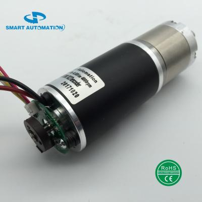 China 42 mm gelijkstroomversnellingsmotor met 2ppr 12ppr magnetische encoder voor automatische vensterdeurautomatisering Te koop