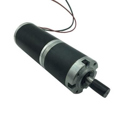 China 42 mm de tamaño pequeño de alto par Brush Dc Planetary Gear Reducer Motor 12v 24v, con engranajes helicoidales versión de bajo ruido en venta