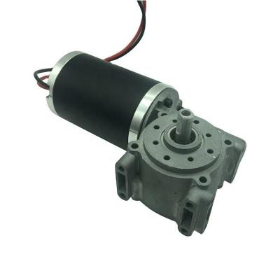 Cina 63WG.63ZYT 12V 24V DC Worm Drive Gear Motor Opzione con codificatore ottico da 100cpr a 2000cpr in vendita