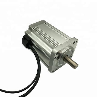 China 80x80mm 12 v 24 v 36 v 48 v Gleichstrom elektrischer Bürstenloser Motor Hochdrehmoment Hochgeschwindigkeit IP54 IP56 IP65 wasserdicht 150w 200w 300w zu verkaufen