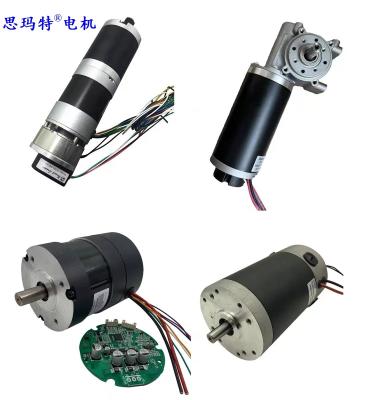 China Good Quality Electric Brushless Dc Motor 12v 24v 36v 48v to 320v BLDC Servo Motor with Encoder 50w 100w 200w 300w 500w for sale