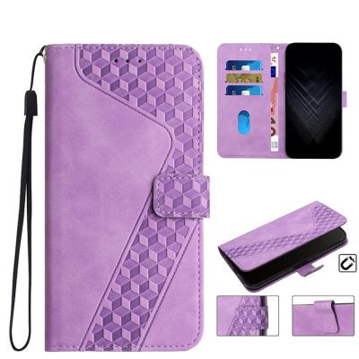 China Shockproof Luxury TPU+PU Flip Wallet Phone Case Fashion Designer Phone Cover For OPPO A77 5G A96 A76 A36 4G A57 2022 Realme C35 C31 Find X5 for sale