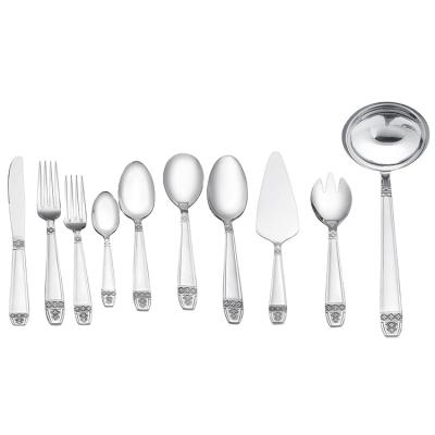 China Unique Stainless Steel Flatware Manufacturers Wholesale Royal Stainless Steel Flatware Set, Home Party Hotel Flatware with Gold Plated for sale