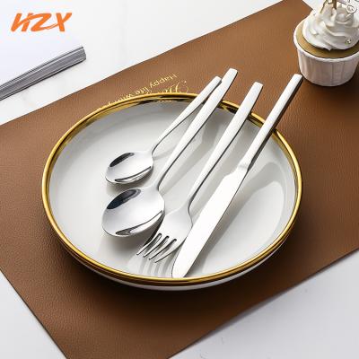 China Viable Bulk Steak Dinner Knife Fork and Spoon Modern Wholesale Silverware Stainless Steel Cutlery Flatware Set for sale