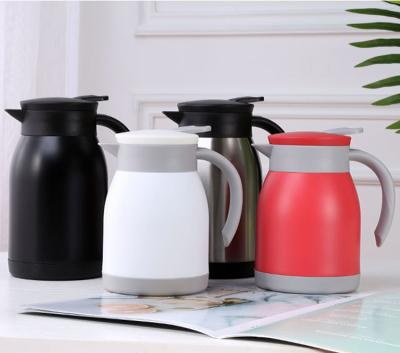 China 2020 high quality double wall stainless steel coffee pot large capacity thermos insulation thermal pot PORTABLE for sale