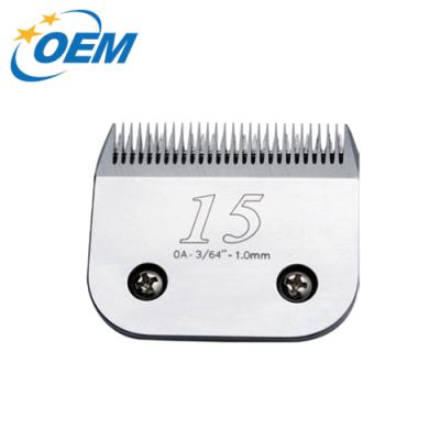 China Stocked Grade 15 Professional Steel 1.0mm Buttercut Clipper Blade for sale