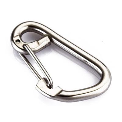 China Stainless Steel Stainless Steel Spring Hook Hanging Carabiner for sale