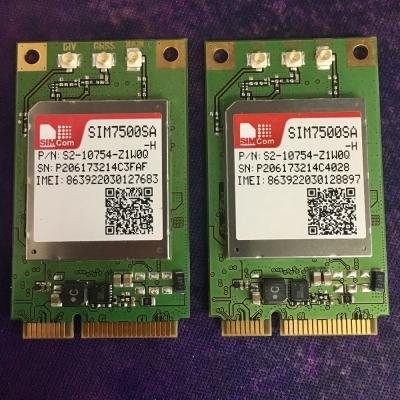 China SIMCom LTE 4g modules SIM7500 high speed mini pcie module SIM7500SA-H wireless module for sale