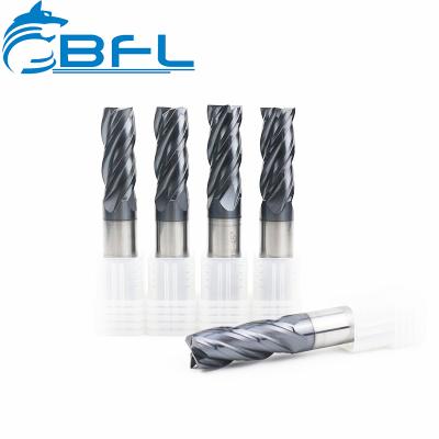 China General End Mill Flat Square End Mill Tool Kits / BFL Outside Diameter 7-20mm Length60-100mm HRC45 High Speed ​​Global Solid Carbide 4 Spline Frese Tool Kits for sale