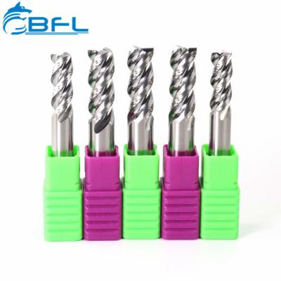 China General / BFL High Speed ​​Solid Carbide 3 Flute End Mills For Aluminum CNC Milling for sale