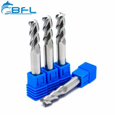 China High Speed ​​Roughing Carbide 3 Flute Cut BFL Hot Selling Solid End Mills For Aluminum for sale