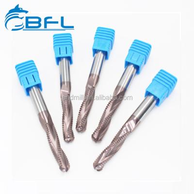 China High Speed ​​Solid Carbide 3 Flute Ball Nose Roughing End Mills Cutter BFL For Wood for sale