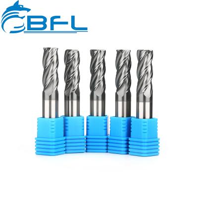 China Solid Carbide BFL 4 Flute Corner Radius End Mills Fresas CNC Milling Cutter Solid Carbide Cutter for sale