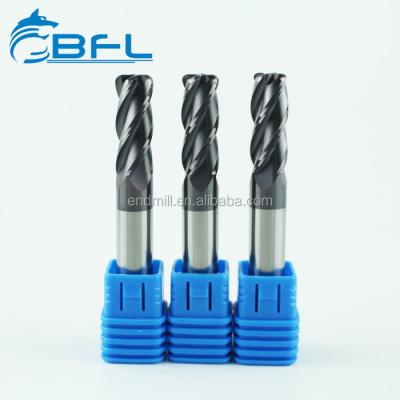 China BFL Radius Milling Cutter General Corner Cutters For Mill Machine 4F-D4xR0.5xd4x11x50, HRC55 for sale