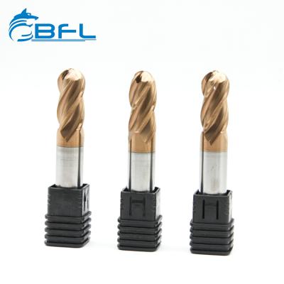 China BFL HRC55 Carbide Ball Nose End Mill Miling Cutters For CNC Machine In Changzhou for sale