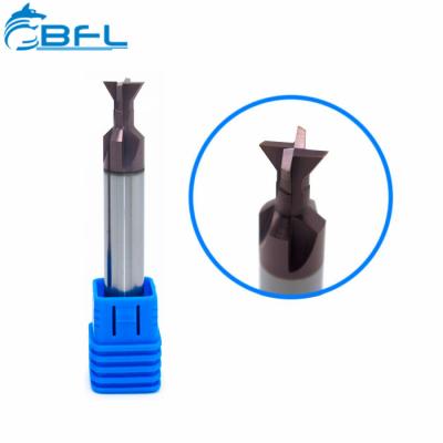 China Metal Machining BFL Carbide Swallow Tailed Cutters, Solid Carbide Dove Tail Mill Cutters for sale