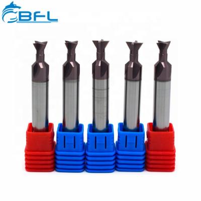 China Carbide BFL Tungsten Carbide Dovetail End Mill Cutter 4 Flute Coated for sale