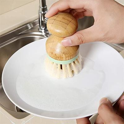 China Wholesale cleaning made in china bowls and brush pots non-deformable clean bamboo brushes for sale