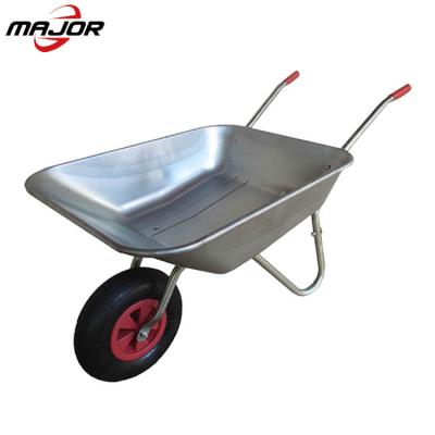 China Industrial Concrete Steel Tray Wheelbarrow Load Capacity Construction Wheelbarrow for sale