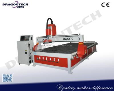 China automatic wood bead making machine,cnc router for acrylic&wood&plastic&metal&stone&mdf&plywood DT2040ATC 2000*4000*200mm for sale