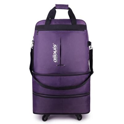 China Custom Fashion SHENGMING Travel Expandable Duffel Bag On Wheels for sale