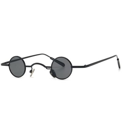 China Comfort China Factory Cheap Classic Simple Round PC Lens Metal Polarized Sunglasses for sale