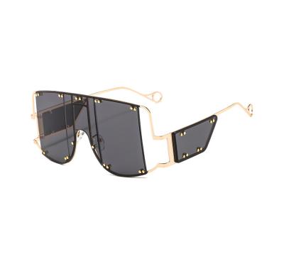 China Fashion Sunglasses Large Square Oversized Lenses Fashion 2021 Sun Glasses For Women for sale