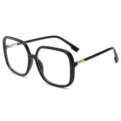 China Fashion sunglasses flat mirror new large frame glass fashion street shooting trend anti-blue glasses for sale