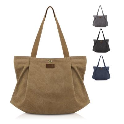 China Korean Handled Canvas Tote Bag For Women School Trave Shopping for sale