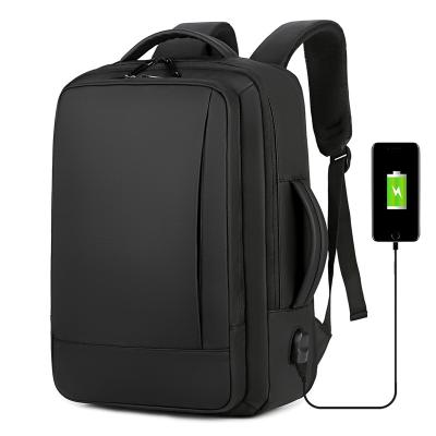 China Slim Durable Outdoor Business Anti-theft Computer USB Laptop Backpack Bag for sale