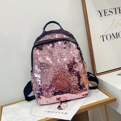 China Mermaid Waterproof Wholesale Magic Glitter Angels Fashion Sequin Bling Backpack for sale