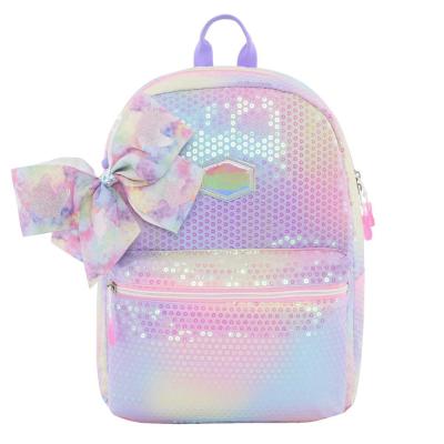 China Sequin anti-theft spoofable bag for student school bag backpack mochila custom fashion back to school bags kids for sale