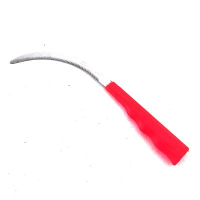 China Unrated Agricultural Wheat Rice Harvesting Farm Weeding Stainless Steel Hand Sickle for sale