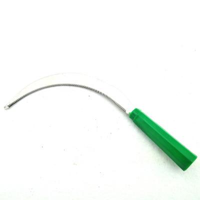 China Unrated Agricultural Tool Home Weeding Plastic Handle Cultivating Stainless Steel Hand Sickle for sale