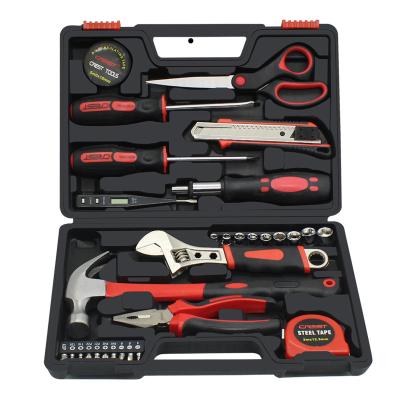 China Plastic Coating 31 Pcs Household Daily Maintenance Repair Equipment Combo Multifunctional Tool Kit for sale