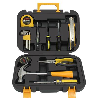 China Multifunctional Plastic Coating 16 Pcs Household Combination Repair Hardware Tool Kit for sale