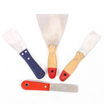 China Wholesale Customized Putty Knife Stainless Steel Scraper Stainless Steel Putty Scraper China herramientas de construccion for sale