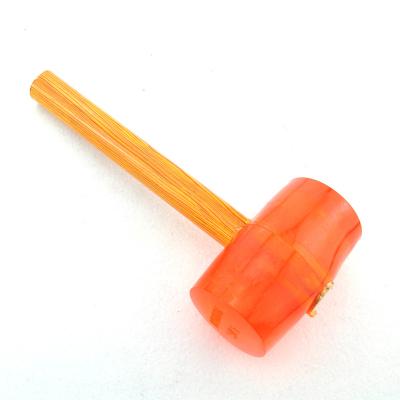 China China High Performance Floor Tiles Decoration Plastic Hammer Installation Transparent Square Rubber Hammer for sale