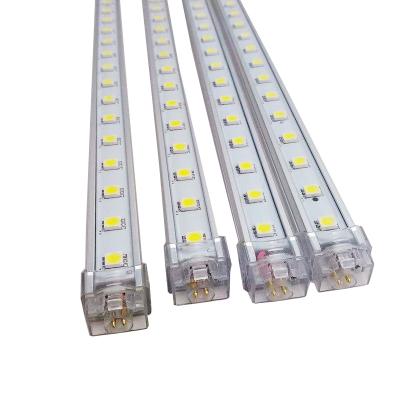 China LANDSCAPE double color 220v 144leds/m sticable smd 2835 aluminum profile double led strip light for kitchen for sale