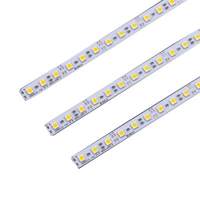 China LANDSCAPE 220v smd5730 led rigid strip with aluminum profile and plastic cover for sale