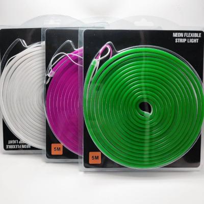 China 2021 New Design Silicone Tube Hot Selling Project Neon Light Long Silicone Cable Led Strip for sale