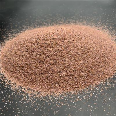 Cina 80 sabbia 100 Grit Red Garnet Blasting Media, Garnet Sand alluvionale in vendita