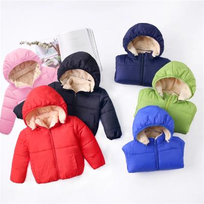 China Nice viable boys down coat cotton warm kids coat winter clothing kids quilted striper kids packable girls down jacket for sale