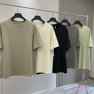 China Basics Ss21 100% Breathable 1:1 Summer High Street Men's And Women's Hip-Hop Style Cotton Quality Movement Oversized Loose T-shirts T-shirt for sale