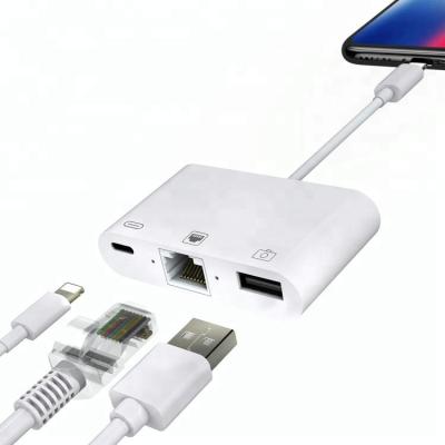 China IOS USB Device 2.0 Gigabit Ethernet USB Adapter To Lan RJ45 For I Phone for sale