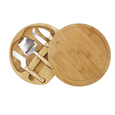 China Sustainable Decorative Natural Bamboo Cheese Board Wholesale for sale