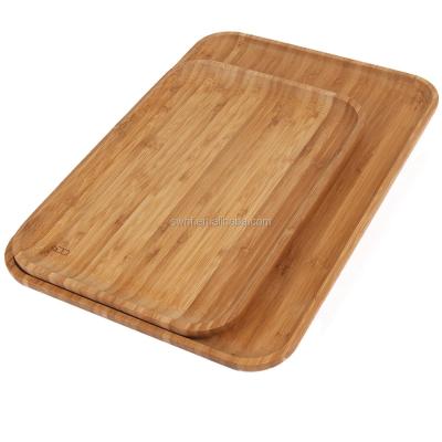 China Sustainable Manufacturer Supply Small Eco - Friendly Bamboo Rectangular Dish for sale