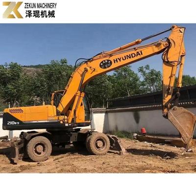 China 21 Tonnen gebrauchtes Mini Digger R210W-9 Gebrauchtradbagger zu verkaufen