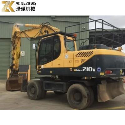 China Hyundai R210W Gebraucht-Radbagger 210-9 210W-9 Second-Hand-Gräber zu verkaufen