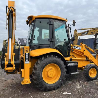 China JCB 4CX 3CX Usado Pequena Escavação 1.3M3 Carregador de retroescavadeira de balde 7800 kg à venda